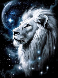 Bộ Tranh Sơn Dầu Galaxy Lion Đơn Sắc Tự Làm Theo Số Tranh Vẽ Trên Vải Bố Đồ Trang Trí Nhà Cửa Tranh Vẽ Hình Người Nghệ Thuật Trừu Tượng