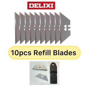 Delixi R3809 Utility Knife Change Shape Automatic Design Cutting Shovel Multifunction Knife Scraper Knife