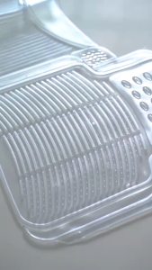 Dracco karpet mobil bening 2 baris (3 pcs) depan tengah tebal premium car mats transparent