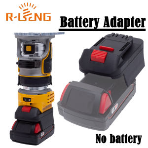 Battery Converter Adapter for Milwaukee 18V Lithium to for DeWalt 18V DCW600 Power Cordless Drill Tool (NO Battery and Tool )