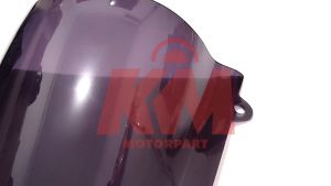 Visor Windshield Ninja 250 Karbu Hitam dan Bening Jenong Murah Tebal 3 mm Bahan Mika Akrilik