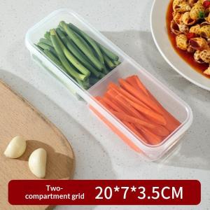 Refrigerator Freezing Organizer Square Storage Box Food Container Fruit Vegetables Storage Box Reusable Storage Supplies〔CC11〕
