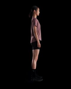 Nike Womens Dri-FIT One Standard Fit Short-Sleeve Top - Black