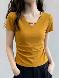 AIYITI | Stylish V-Neck Short Sleeve Slim Fit T-Shirt