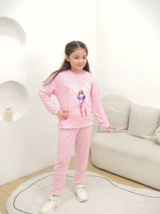 Bộ nỉ thu đông bé gái BIGFOX MISS MEOW size đại quần áo dài tay cho trẻ em phom Hàn Quốc cỡ 3711 tuổi 20kg 40kg 1971