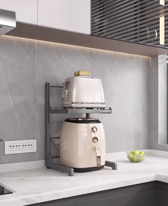 💟SOLUTION65💟 1//2 Tiers Expandable and Height Adjustable Microwave Oven Holder Oven Stand Microwave Oven Rack Kitchen Countertop Organizer Rack Toaster Holder Air Fryer Holder Rice Cooker Holder Toaster Holder Kitchen Countertop Organizer Storage Rack