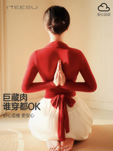 Meesu Yoga Fitness Set Womens Long Sleeve Loose Harem Pants Linen Feel Beautiful Autumn Collection Sportswear Yoga Outfit