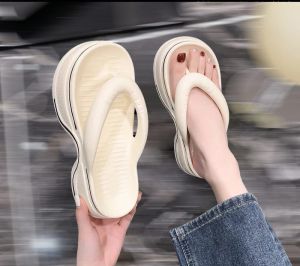 Sandal Wanita sendal jepit Tali Tambang Wedges 5-7cm Fashion Terbaru