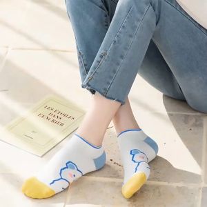 MI-P588 Kaos Kaki Wanita Pria Pendek Motif Beruang & Fashion Ala Korea