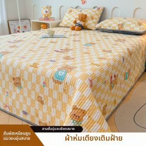 XINGQING | Flannel Filled Duvet and Pillowcase Set Double Sided Floral