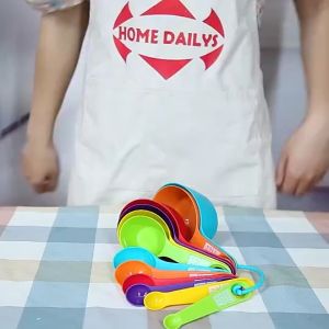 12Pcs/Set Measuring Spoon Cup Cooking DIY Baking Scale Tools Stackable Kitchen Measuring Tool