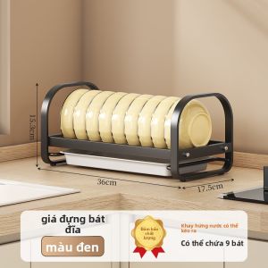 ZHUOLESHI | Giá Đựng Dĩa Mở Rộng Kiểu Ngăn Kéo