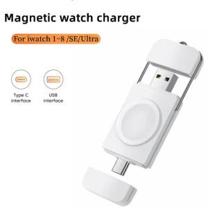 Portable Wireless Charge for Samsung Galaxy Watch 5 3 4 Classic Active1 Active 2 TYPE C and USB C Fast Charging Dock