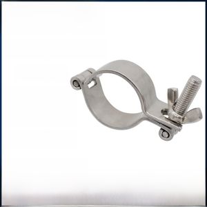 304 Stainless Steel Water Pipe Single Side Tailless Quick Release Pipe Clamp Flat Fixed Tube Support Pipe Fixture Hoop Ring Device