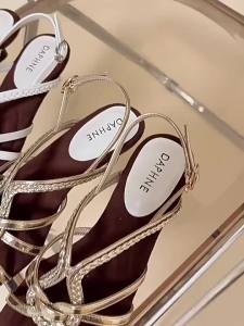 Daphne | Dép Sandal Đế Bệt Dệt