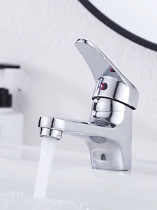 ⭐️【Local warehouse+COD】⭐Polished Chrome Modern Silver Bathroom Taps Single Lever Solid Brass Hot Cold Mixer Basin Faucet Sink Mixer Tap
