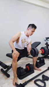 IRunning Adjustable Dumbbell ★ 3.5KG to 25KG ★ Quick Adjustment ★ Strength Training ★ 1-Piece