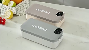 [SG In Stock] Portable Electric Lunch Box 900ML 304 Stainless Steel 7200mAh Heated Bento Box with Adjustable Temp