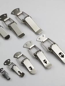 20pcs Mini Spring Loaded Toggle Latches Metal Box Latch Catch Hardware Fastener Drawer Toolbox Cabinet Door Case Lock Closure