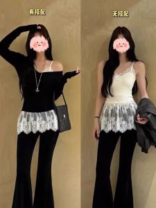 Áo Vest Ren Không Tay Cổ Chữ V Cỡ Lớn Cho Nữ Áo Vest Lưới Xếp Ly Xếp Nếp Bên Trong Không Tay Áo Vest Không Tay Mùa Thu