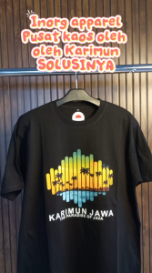 kaos oleh oleh karimun jawa tshirt karimun java island oleh-oleh baju wisata pulau-karimun souvenir khas jawa tengah tag label asli indonesia krmn1htm