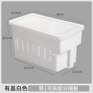 Drawered Home Fridge Storage Box Egg Vegetable Fruit Preservation Container Divided Organizer Bin Kitchen Storage Solutions