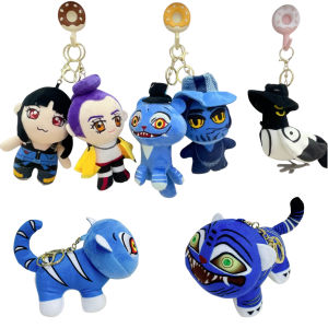 ตุ๊กตา Kpop Demon Hunters รูมิ มิรา โซอี้ พวงกุญแจตุ๊กตาขนนุ่ม ของตกแต่งกระเป๋า พวงกุญแจตุ๊กตาขนนุ่มสุดน่ารัก ลายเสือสีม่วง