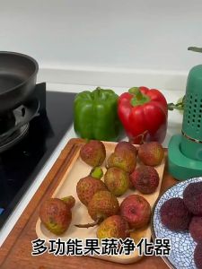 🏠READY STOCK🏠Portable Ultrasonic Washing Cleaner Capsule Fruit and Vegetable Washing Machine Household Sterilization Wir蔬果淨化器