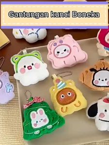 Ganci Boneka Kartun Lucu Aksesoris Hiasan Tas Gantungan Kunci Hadiah Cute Cartoon Bag Charm Keychain Plush Doll