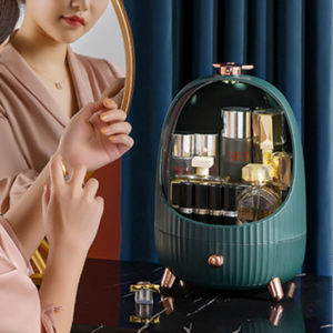 FiT กล่องเก็บเครื่องสำอางค์ กล่องจัดเก็บโต๊ะเครื่องแป้ง กล่องเก็บของมีไฟ LED รุ่น 1029 และ 1030