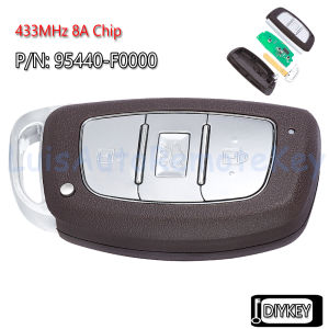 New 3 Buttons Smart Remote Car Key Fob 433MHz 8A Chip for Hyundai Elantra P/N: 95440-F0000