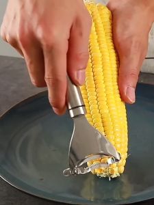 304 Stainless Steel Corn Stripper Corns Threshing Corn Thresher Peeler Corn Kerneler Peeler Fruit Vegetable Kitchen Gadgets