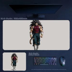 Bandai | Tấm Lót Chuột Dragon Ball Series - Tấm Lót Bàn Phím Chơi Game Bằng Cao Su Chống Trượt Có Viền Khóa Chính Xác In Chất Lượng Cao