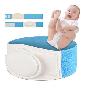 Suolaer 1-2pcs Infant Inguinal Umbilical Hernia Belt Navel Support Stickers Treatment Newborn Baby Belly Button With 3 Hernia Pads for 0-1Years old Infant Baby Kid