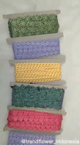 Renda Bunga Jasmine Kecil: Harga Per Rol & Diameter 1cm