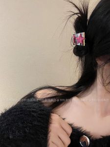 Candy Colored Starfish Hair Accessories Half Updo Ponytail Bun Shark Clamp Stylish Hair Grips Fashionable Hair Accessories