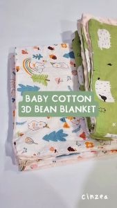 Baby Kids Dotted Bean Blanket - Cotton & 3D Bean Comfort Blanket