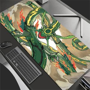Bandai | Mouse Pad Large XXL PC Desk Mat Gamer Office Carpet Keyboard Table Gaming Accessories P-Pokemons Rayquaza Mousepad