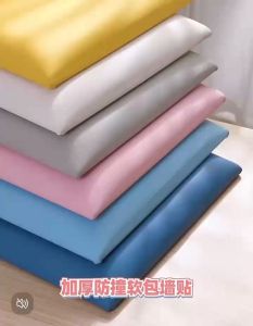 กันกระแทกเด็ก ความหนา 3.ซม เบาะติดหัวเตียง ฟูกหัวเตียง เบาะพิงหัวเตียง กันกระแทกหัวเตียงเด็ก สติ๊กเกอร์ติดผนัง