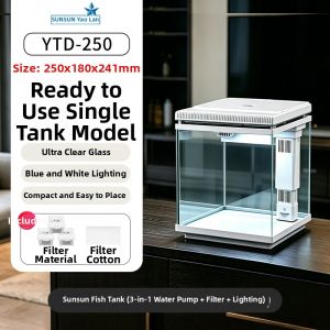 sunsun | Self-Cleaning Easy Setup Tabletop Aquarium