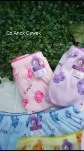 CD Celana Dalam Anak Import / CD Anak Perempuan / Isi 3pcs / CD Anak Karakter / Size S-M-L-XL / Realpict