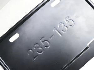 1PCS ‌Aluminium‌ Alloy Plate Cover For Motorcycle New LTO Plate Size Carbon