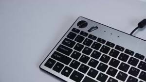 JOMAA | JOMAA Wired Backlit Trackball Keyboard USB Plug&Play with Mouse Wheel Left/Right Buttons for Windows PC
