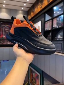 Sepatu LUMINOSE Pria Olahraga Kasual Simple Keren Kanvas Sepatu Cowok Lari Running Empuk Nyaman dikaki sol TPR Anti Slip