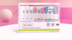 9pcs/Box Dental Composite Polishing Resin Sanding Polishing Set for Low Speed Handpiece Contra Angle Kit RA0309
