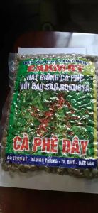 100  GRAM HẠT GIỐNG CÀ PHÊ VỐI CAO SẢN ROBUSTA [Giống cà phê dây Thuận An] (HẠT ĐẸP TUYỂN CHỌN BAO NẢY MẦM ĐÓNG GÓI KỸ HÚT CHÂN KHÔNG NHƯ HÌNH  Ạ)