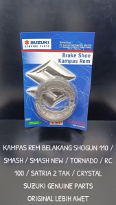 Kampas Rem Belakang Shogun 110 / Smash / Smash New / Tornado / RC 100 / Satria 2 Tak / Crystal KD420
