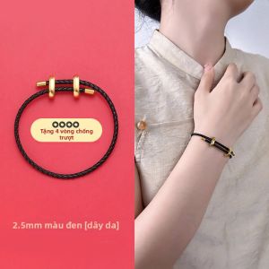 FUJINJIA | Vòng Tay Đeo Chữ Cái Năm Canh Đỏ Điều Chỉnh Được