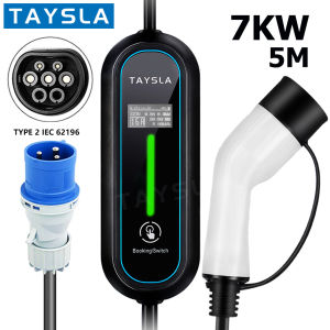 TAYSLA Electric vehicle charger type 2 charger 3.5KW 7KW 5m portable electric vehicle charger
