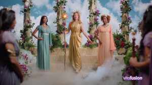 Kẹo dẻo bổ sung canxi Vitafusion Gummy Vitamins Calcium 2 x 80 gummies hỗ trợ xương và răng khỏe mạnh của Mỹ